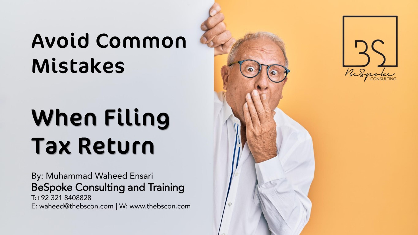 Avoid Common Mistakes When Filing Tax Return