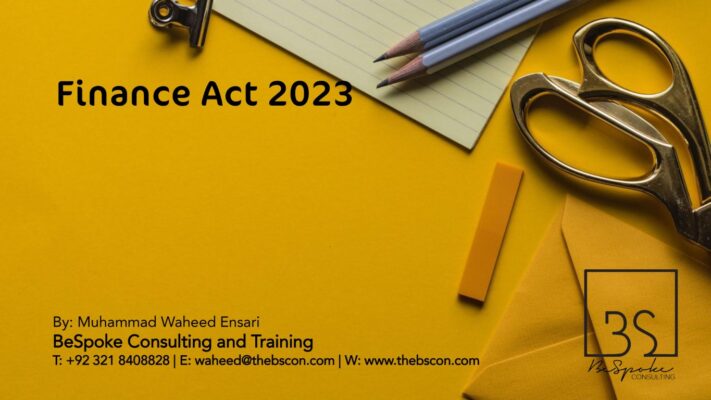 Finance Act 2023 as passed by National Assembly